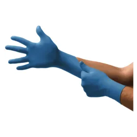 Ansell Blue MICROFLEX® 2.8 mil Nitrile Powder-Free Disposable Exam Gloves