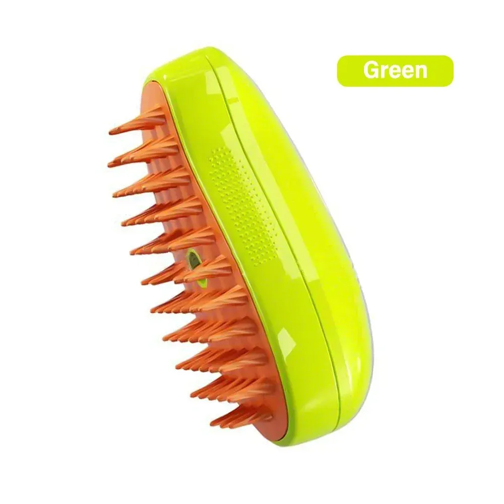 Dog Cat Steamy Brush Steam Brush Electric Sprayer for Massage Pet Grooming tool Shedding 3 in 1 Electric Sprays Massage Combs