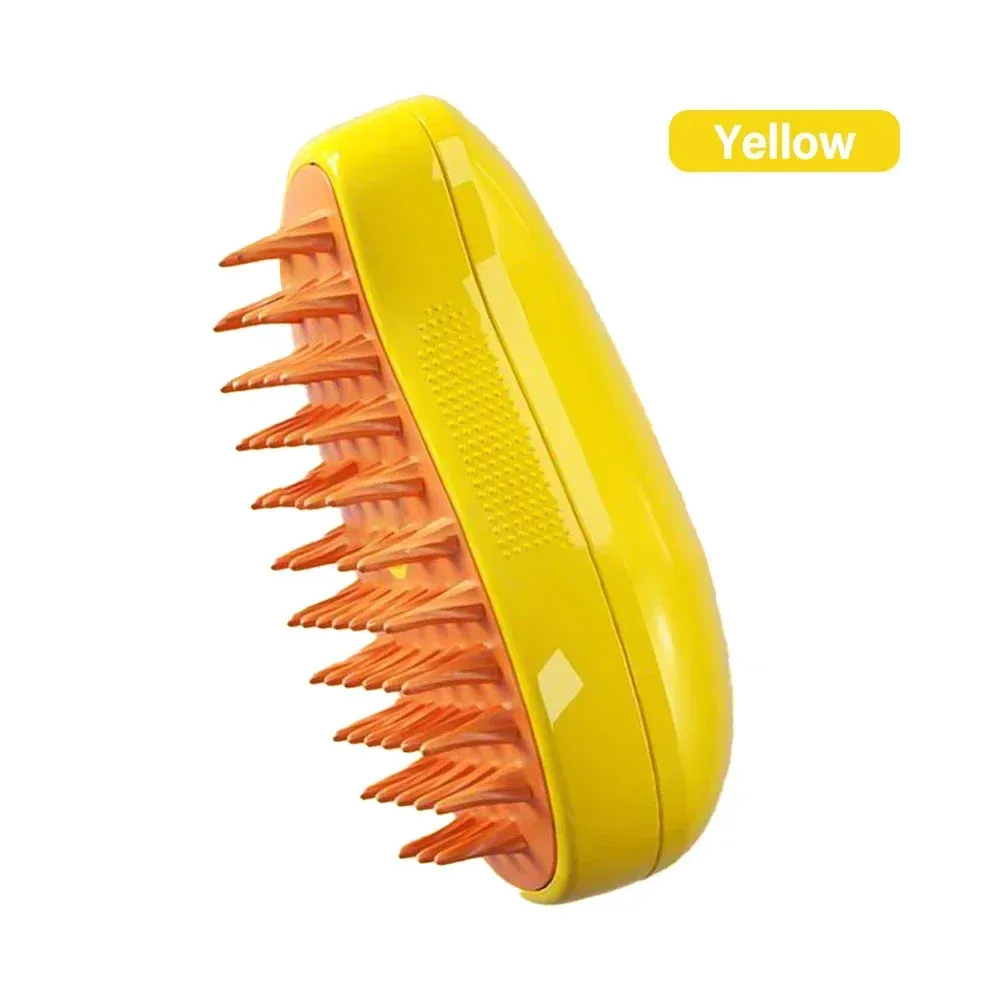 Dog Cat Steamy Brush Steam Brush Electric Sprayer for Massage Pet Grooming tool Shedding 3 in 1 Electric Sprays Massage Combs