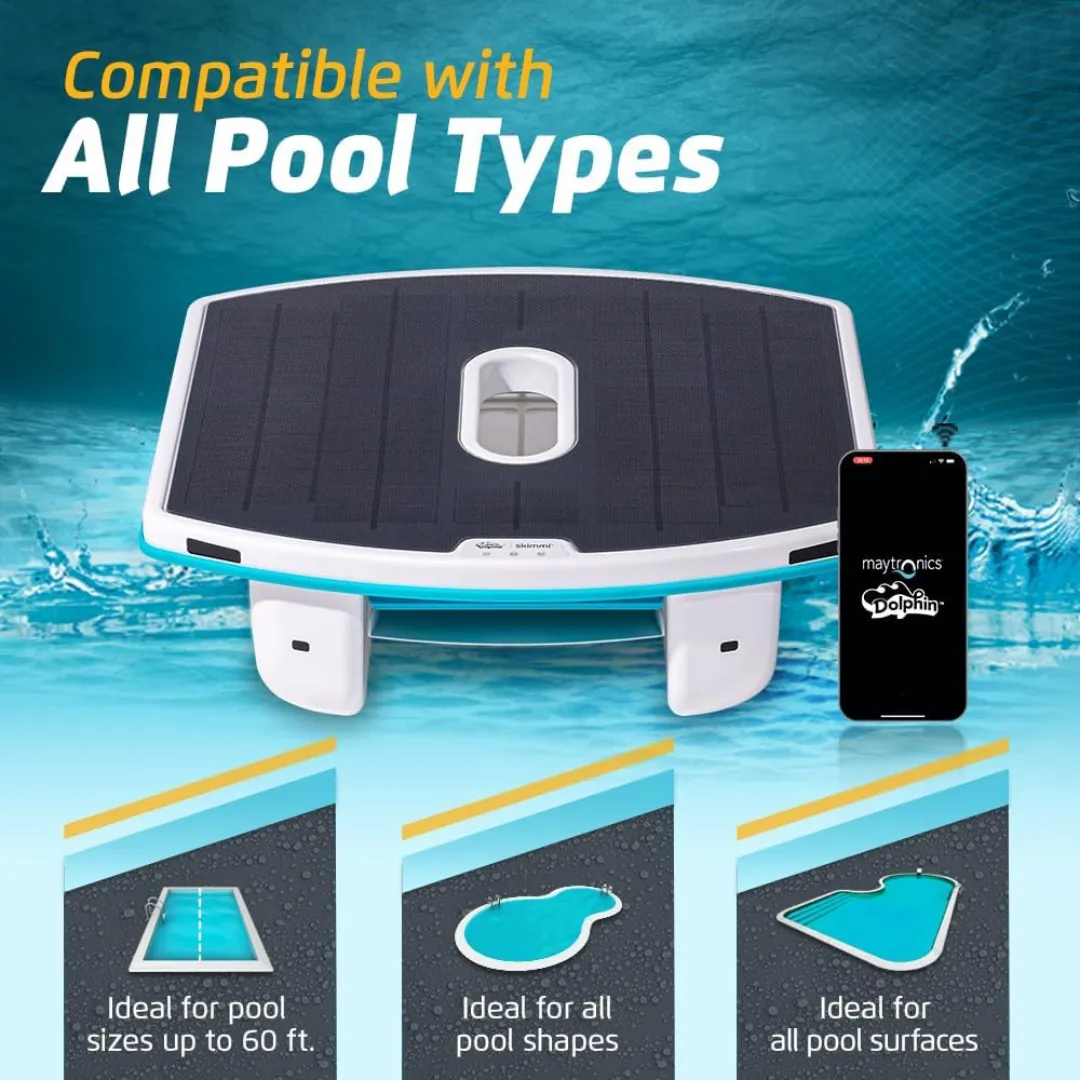 Dolphin Skimmi Solar-Powered Robotic Skimmer 9997001