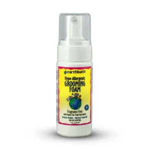 Earthbath Hypo Allergenic Waterless Grooming Foam for Cats (4 oz)