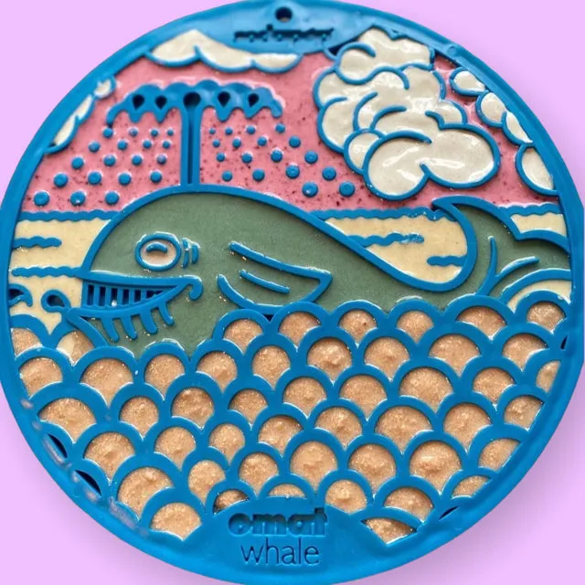 Large Blue Whale & Large Yellow Duckies Bathtub eMat Lick Mat Bundle