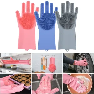 Multi Functional Silicone Magic Washing Glove