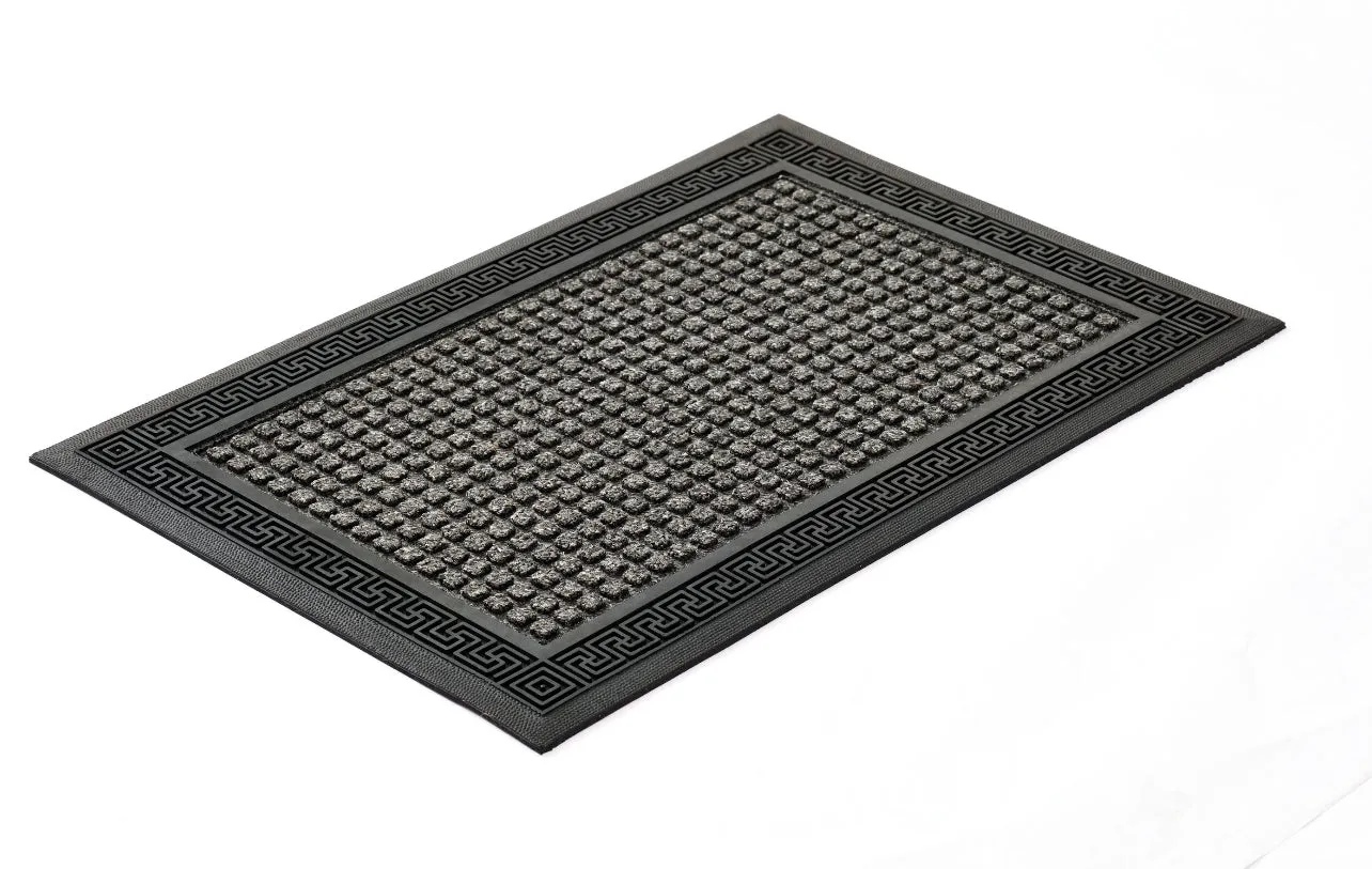 OnlyMat Grey QuickDry Anti Slip and Anti Fade Soft Bath Mat