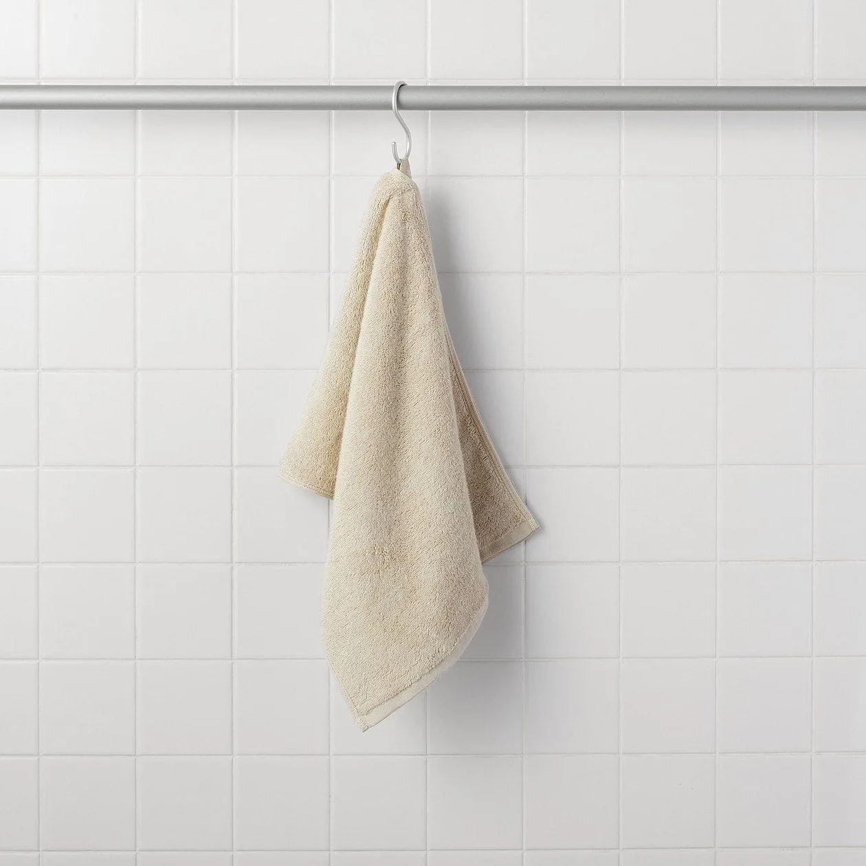 Pile Weave Face Towel With Loop