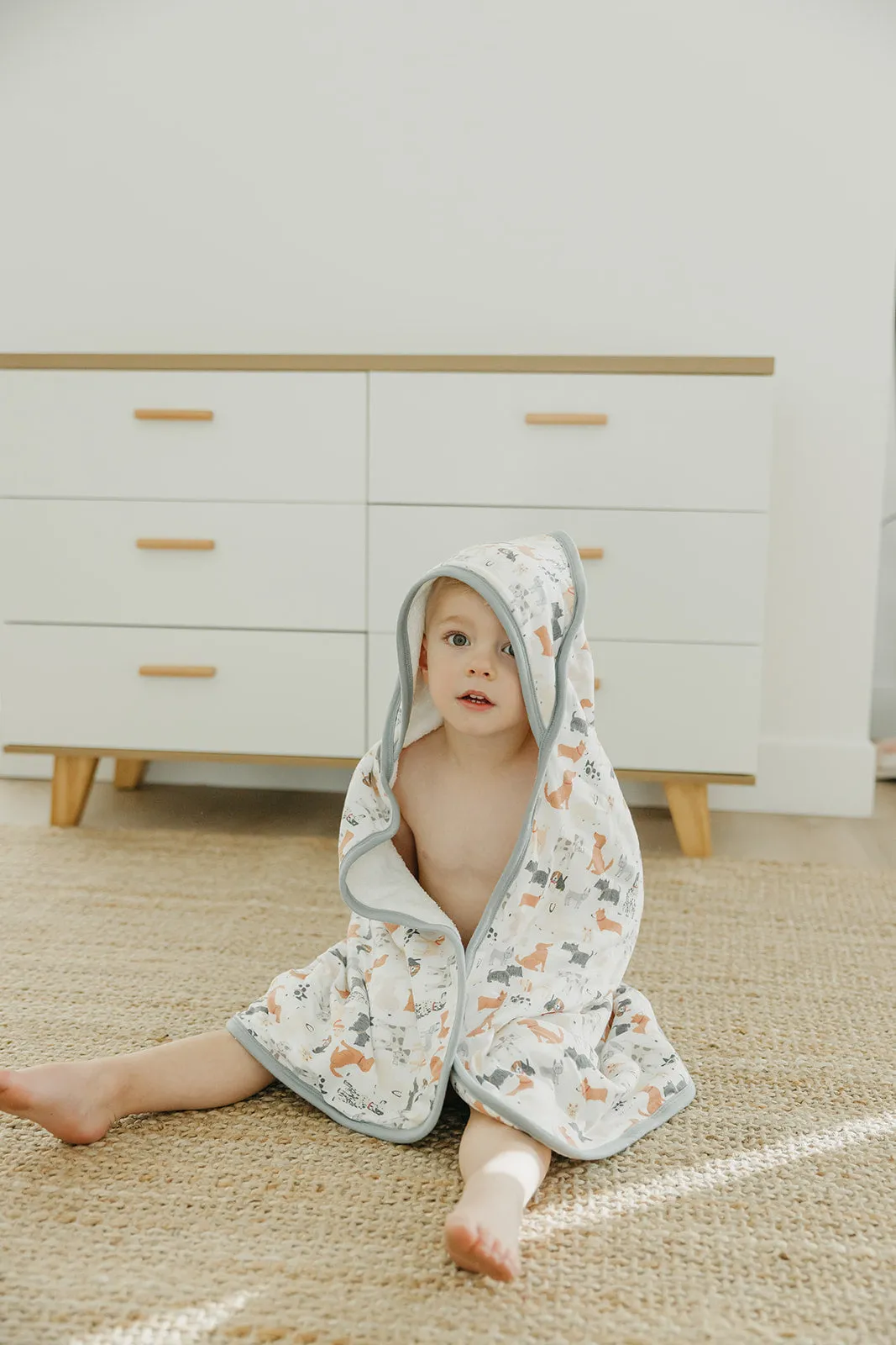 Premium Baby Knit Hooded Towel - Rufus
