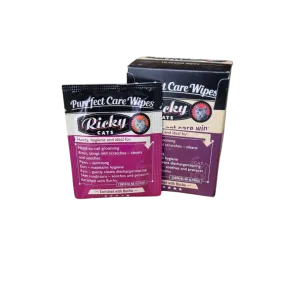 Ricky Feline Purrfect Care Wipes - 10 pbox
