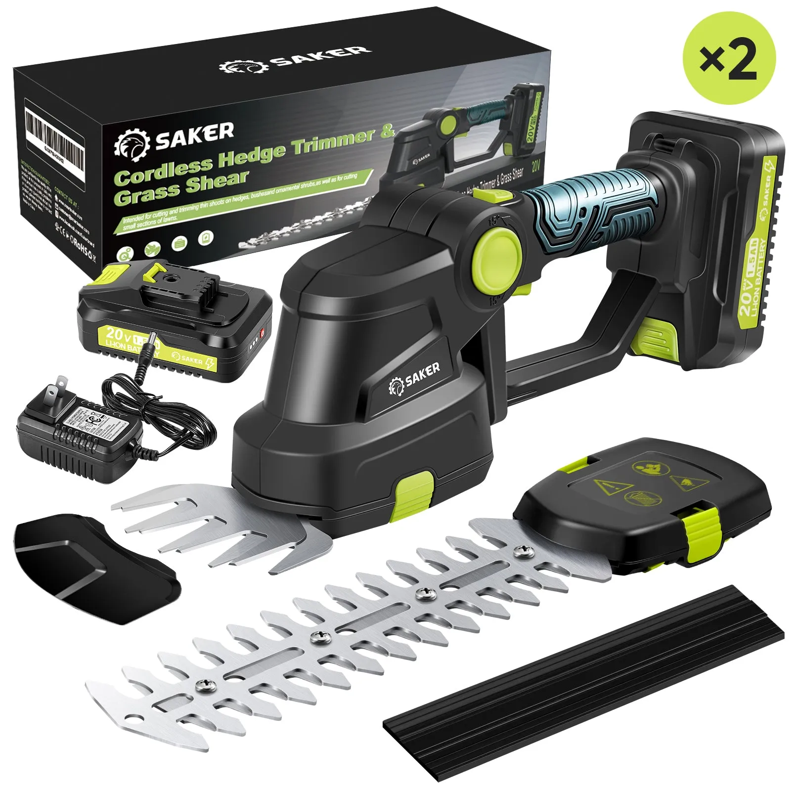 Saker Cordless Hedge Trimmer