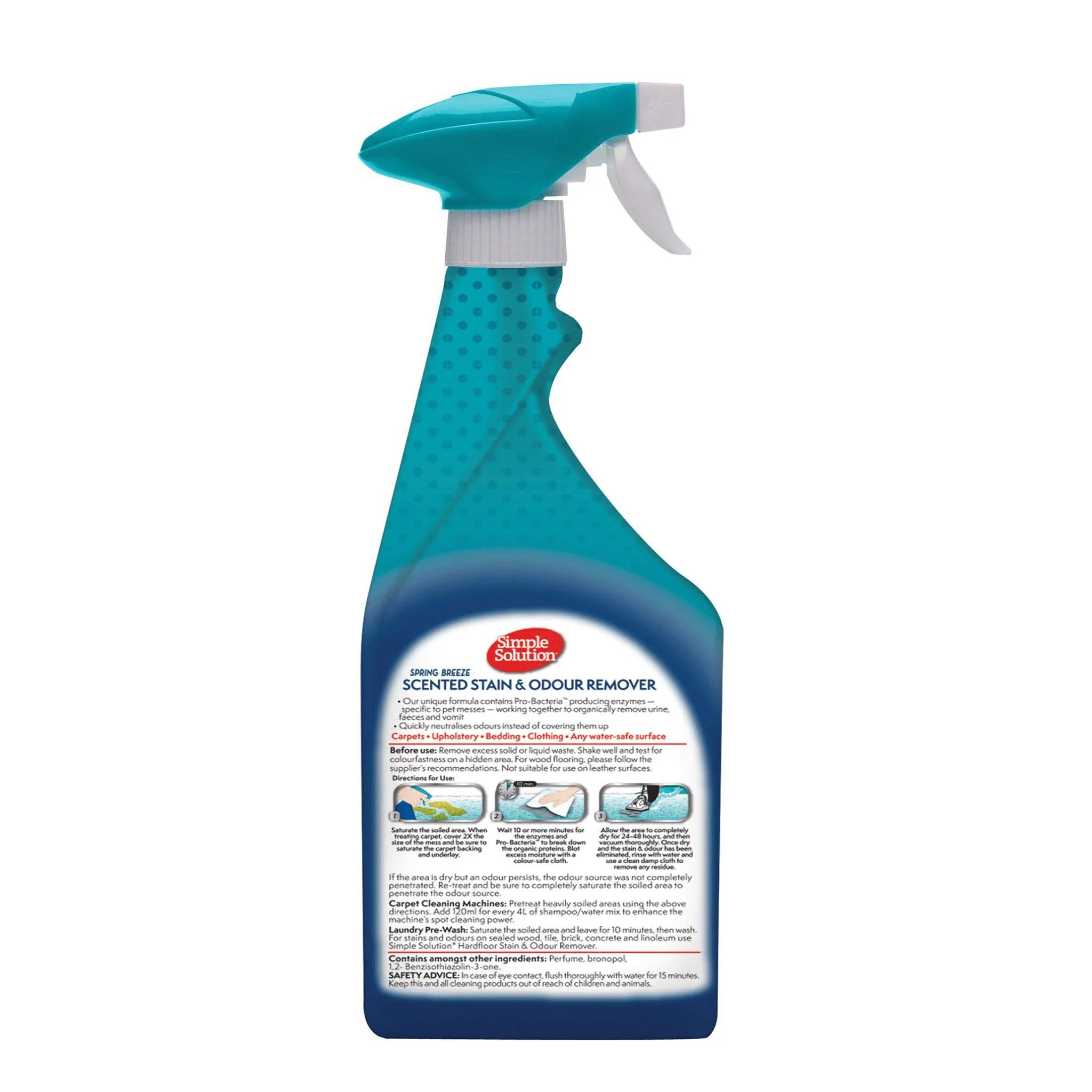 Simple Solution Dog Stain & Odour Remover 750ml - Spring Breeze