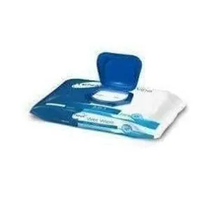 TENA WET WIPES 3in1 x 48 wipes cleanses the skin of impurities UK-USA
