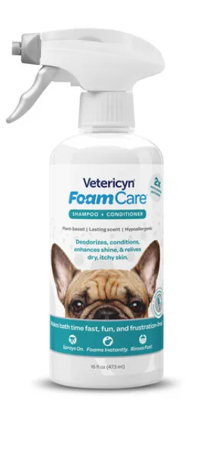 VETERICYN FOAMCARE SHAMPOO - LOW DENSITY 16-OZ